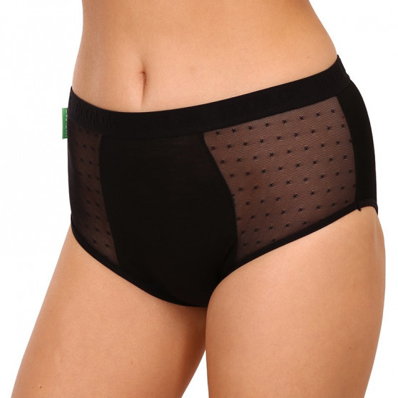 Bodylok Ambalaj deteriorat - Chiloți menstruali Bamboo Hi-Waist Black Medium Menstruație (BD22044)