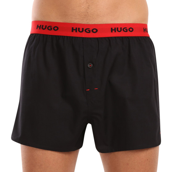 3PACK Boxeri largi bărbați HUGO multicolori (50518079 972)