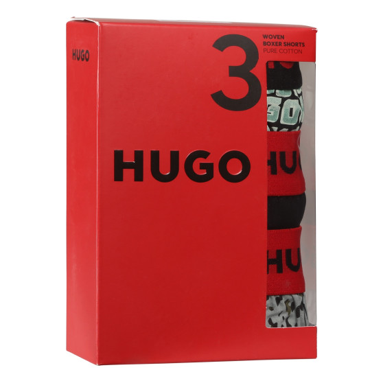 3PACK Boxeri largi bărbați HUGO multicolori (50518079 972)