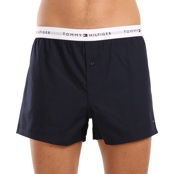 2PACK Boxeri largi bărbați Tommy Hilfiger albaștri (UM0UM03376 0SU)