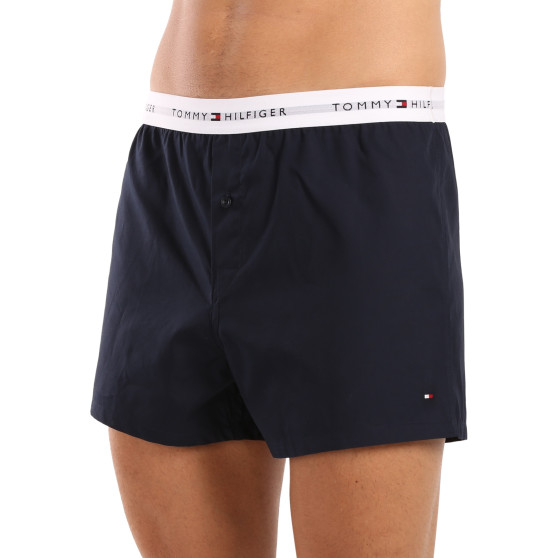 2PACK Boxeri largi bărbați Tommy Hilfiger albaștri (UM0UM03376 0SU)