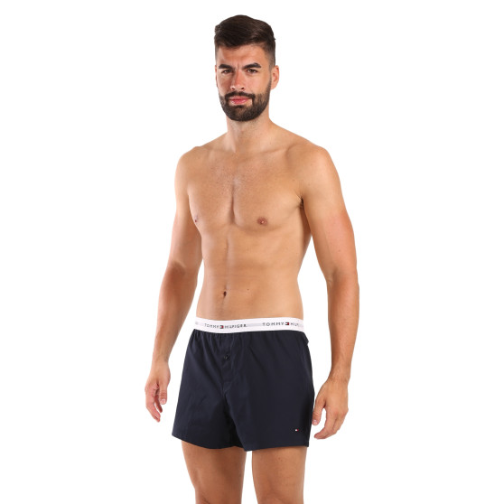 2PACK Boxeri largi bărbați Tommy Hilfiger albaștri (UM0UM03376 0SU)