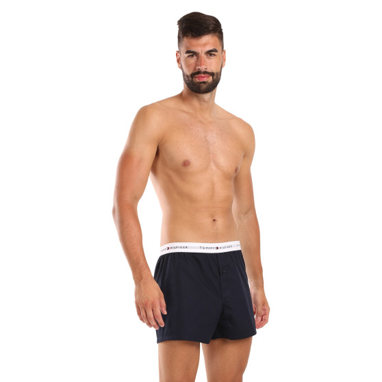 2PACK Boxeri largi bărbați Tommy Hilfiger albaștri (UM0UM03376 0SU)