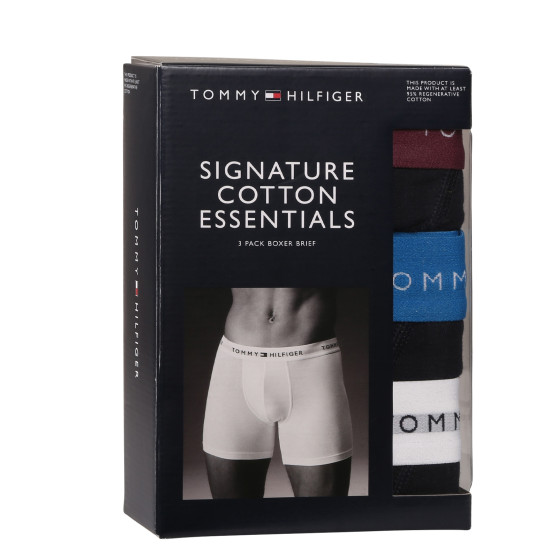 3PACK boxeri bărbați Tommy Hilfiger albastru închis (UM0UM02765 0VZ)