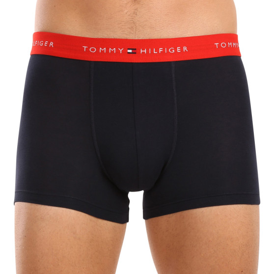 3PACK boxeri bărbați Tommy Hilfiger albastru închis (UM0UM02763 0S0)