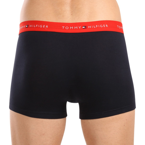 3PACK boxeri bărbați Tommy Hilfiger albastru închis (UM0UM02763 0S0)