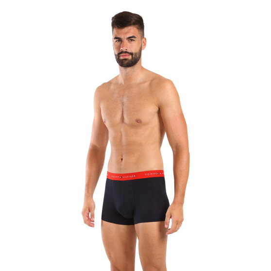 3PACK boxeri bărbați Tommy Hilfiger albastru închis (UM0UM02763 0S0)