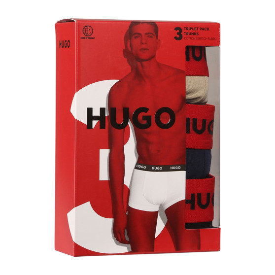 3PACK boxeri bărbați HUGO multicolori (50517878 962)