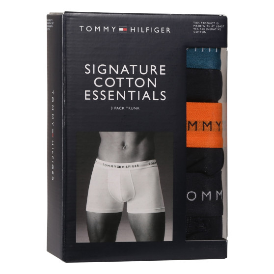 3PACK boxeri bărbați Tommy Hilfiger albastru închis (UM0UM02763 0VH)