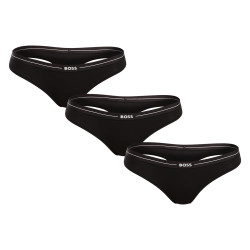 3PACK tanga damă BOSS negri (50510030 001)