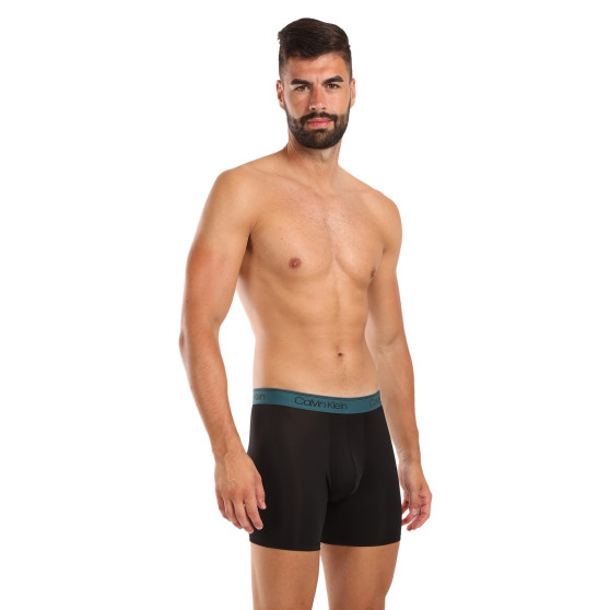 3PACK boxeri bărbați Calvin Klein negri (NB2570A-Q7E)