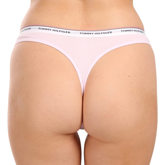 3PACK tanga pentru femei Tommy Hilfiger supradimensionat multicolor (UW0UW04894 0WR)