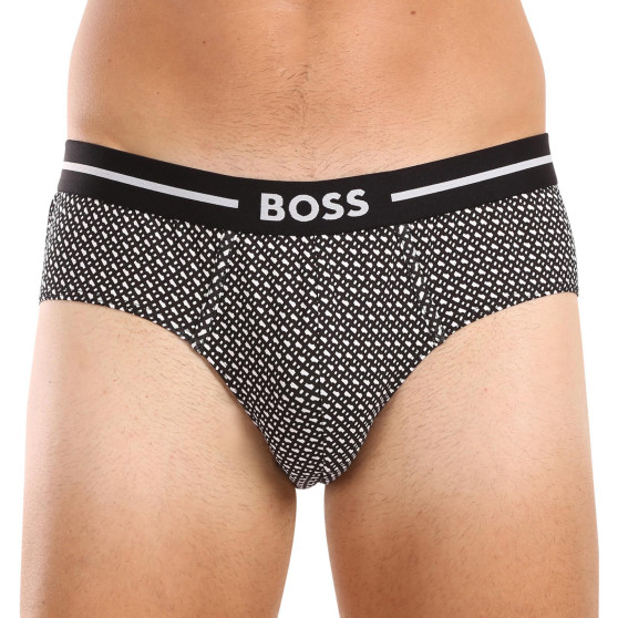 3PACK slipuri bărbați BOSS multicolore (50520164 962)