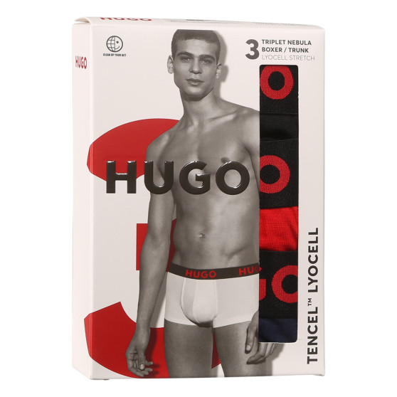 3PACK boxeri bărbați HUGO multicolori (50496723 982)