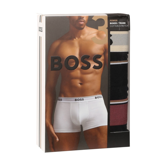 3PACK boxeri bărbați BOSS multicolori (50517827 978)