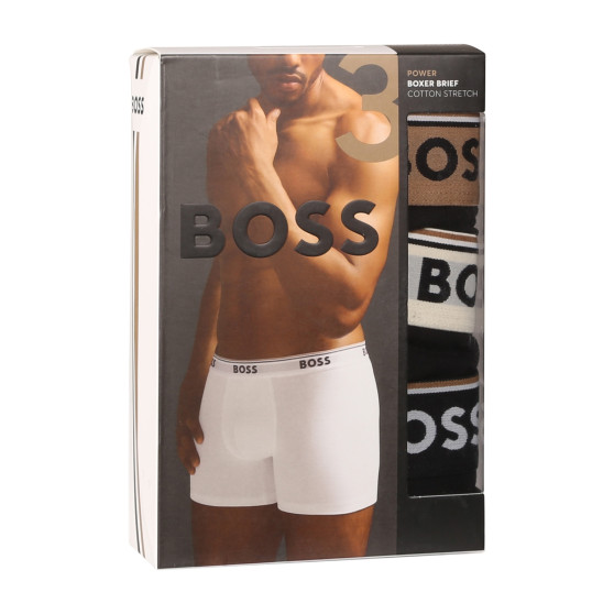 3PACK boxeri bărbați BOSS multicolori (50517828 982)