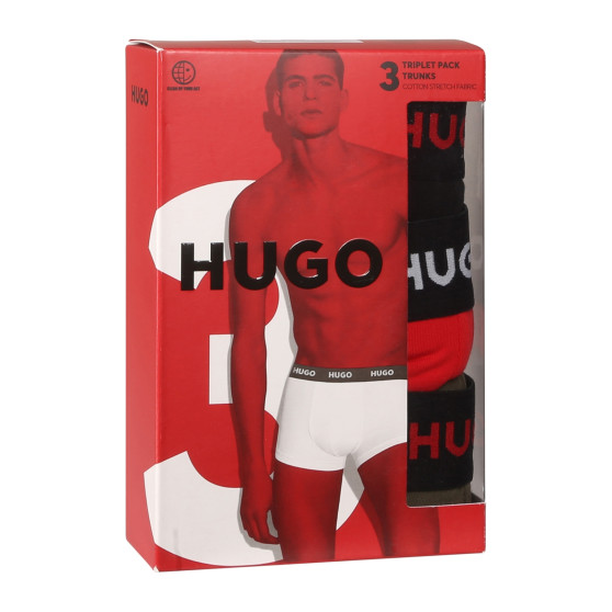 3PACK boxeri bărbați HUGO multicolori (50517878 964)