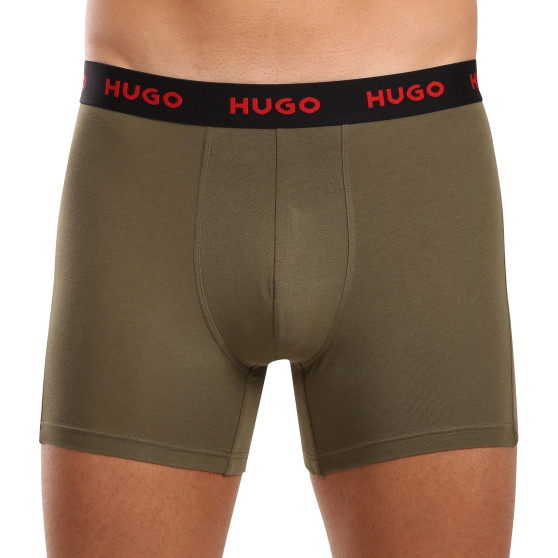 3PACK boxeri bărbați HUGO multicolori (50517887 978)