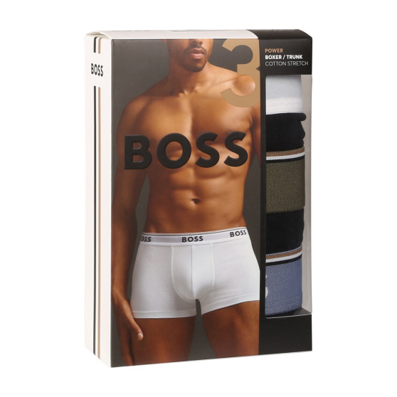 3PACK boxeri bărbați BOSS negri (50517827 980)