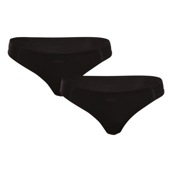 3PACK tanga damă BOSS negri (50520431 001)