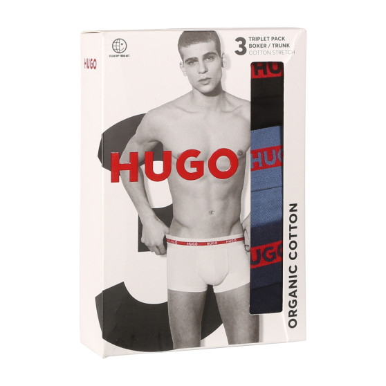 3PACK boxeri bărbați HUGO multicolori (50517883 970)