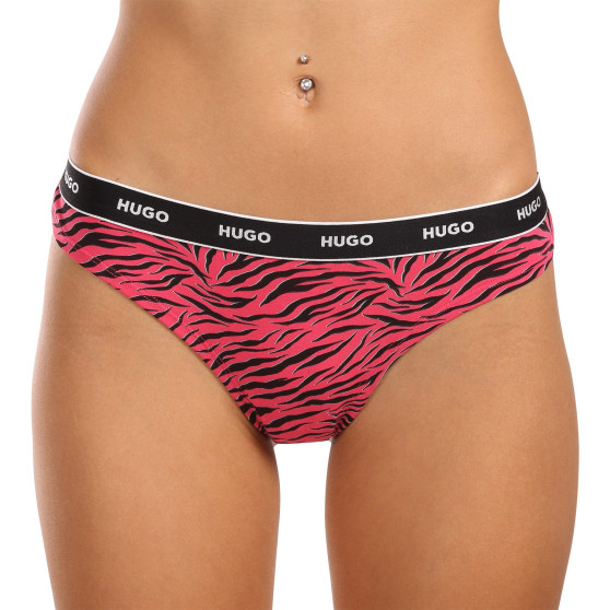 3PACK tanga damă HUGO multicolor (50495870 661)