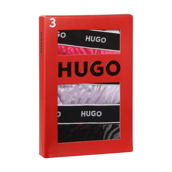 3PACK chiloți damă HUGO multicolori (50523826 960)