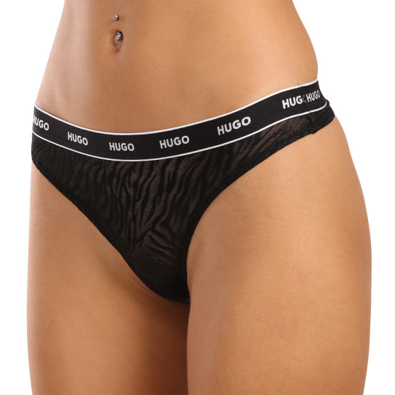 3PACK tanga damă HUGO multicolor (50523829 960)