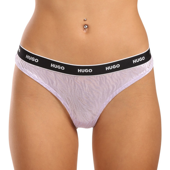 3PACK tanga damă HUGO multicolor (50523829 960)