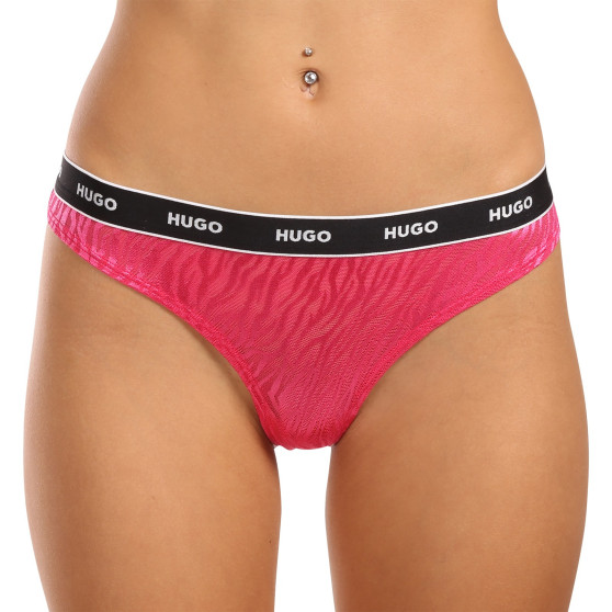 3PACK tanga damă HUGO multicolor (50523829 960)