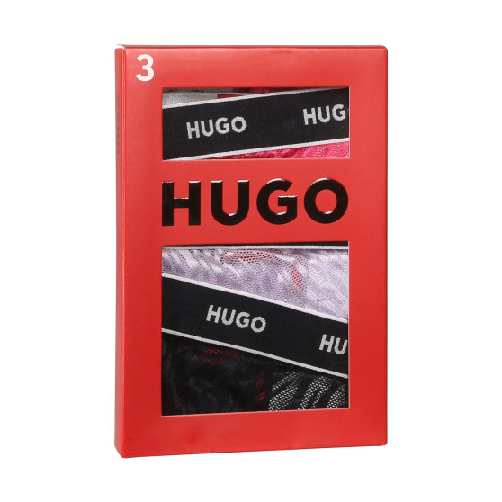 3PACK tanga damă HUGO multicolor (50523829 960)