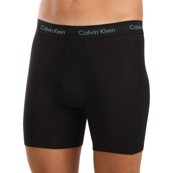 3PACK boxeri bărbați Calvin Klein negri (NB1770A-Q5F)