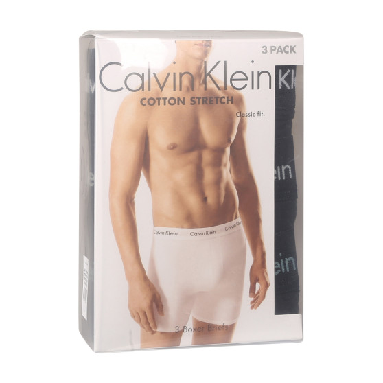 3PACK boxeri bărbați Calvin Klein negri (NB1770A-Q5F)