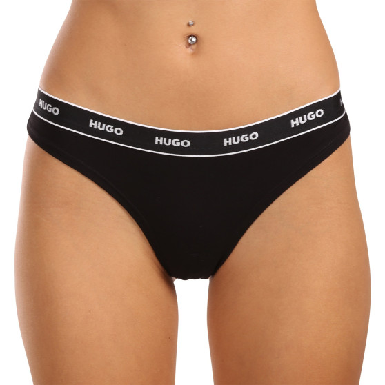 3PACK tanga damă HUGO multicolor (50480150 962)