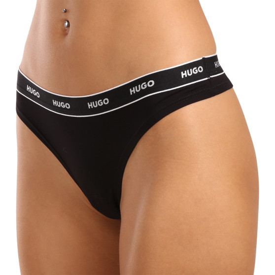 3PACK tanga damă HUGO multicolor (50480150 962)