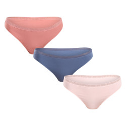 3PACK tanga damă Tommy Hilfiger multicolor (UW0UW04890 0U4)