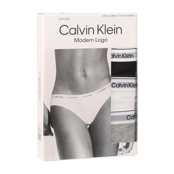 3PACK chiloți damă Calvin Klein multicolori (QD5207E-MPI)