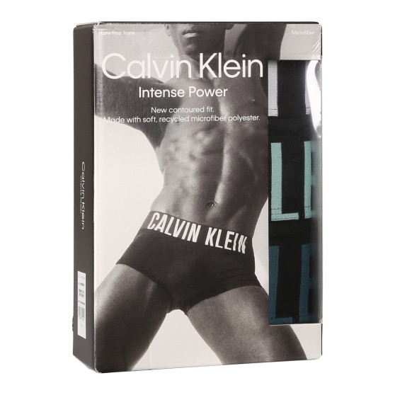 3PACK boxeri bărbați Calvin Klein negri (NB3611A-Q1L)