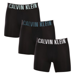 3PACK boxeri bărbați Calvin Klein negri (NB3612A-Q1L)