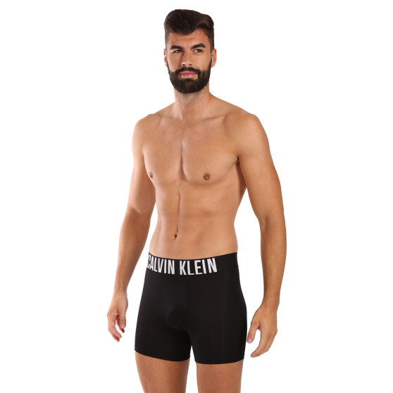 3PACK boxeri bărbați Calvin Klein negri (NB3612A-Q1L)