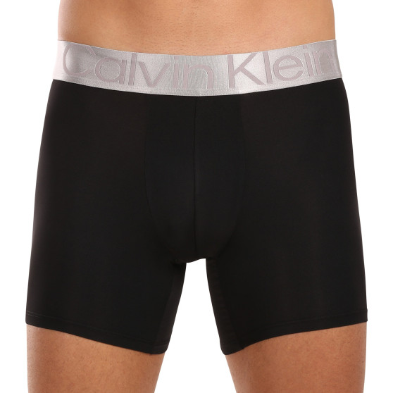 3PACK boxeri bărbați Calvin Klein negri (NB3075A-QTE)