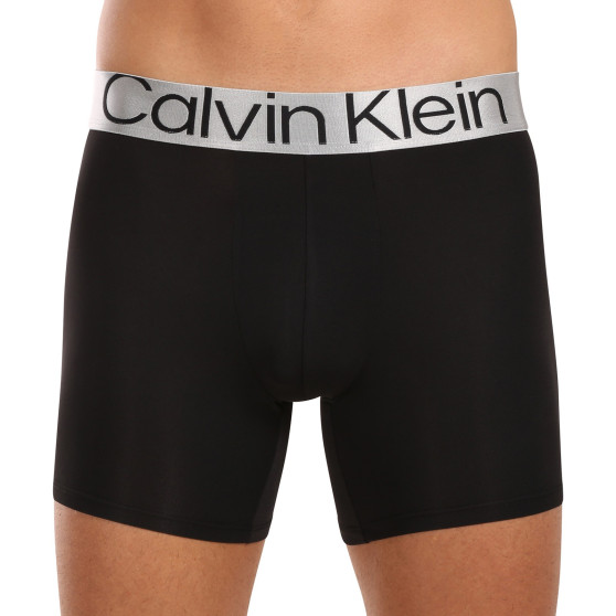 3PACK boxeri bărbați Calvin Klein negri (NB3075A-QTE)