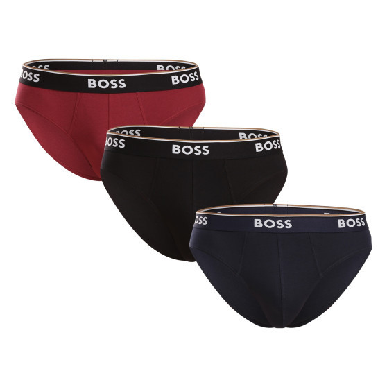 3PACK slipuri bărbați BOSS multicolore (50517826 976)