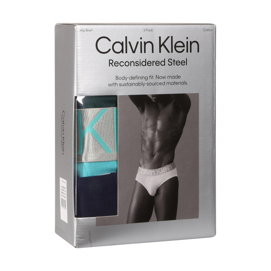 3PACK slipuri bărbați Calvin Klein multicolore (NB3129A-N2M)