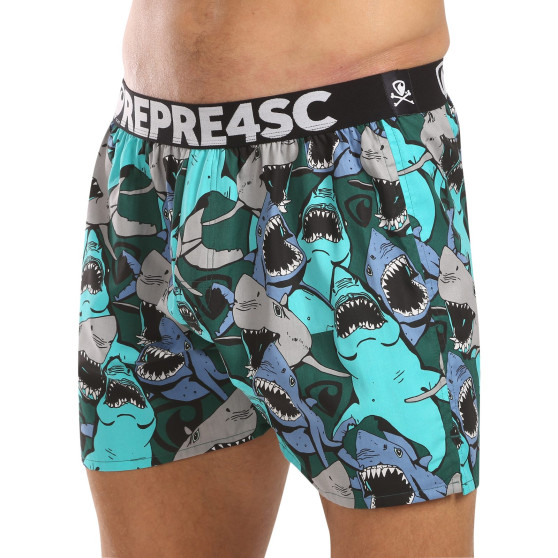 Represent Pantaloni scurți pentru bărbați exclusiv Mike Happy Sharks (R4M-BOX-0709)