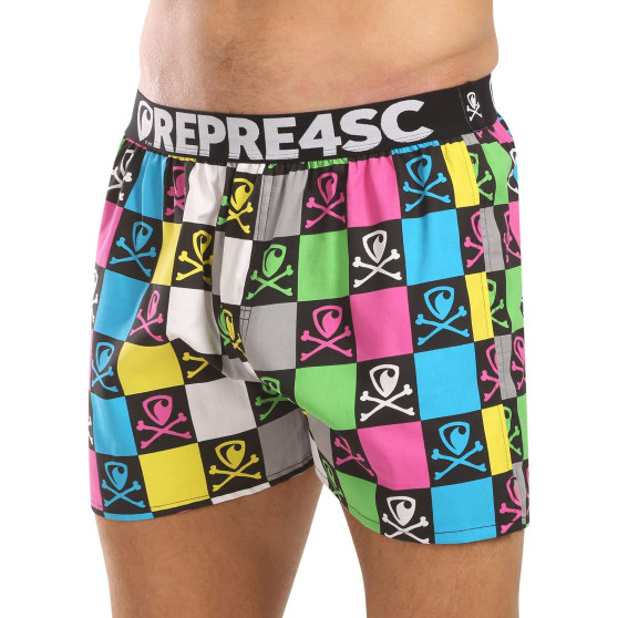 Represent Pantaloni scurți pentru bărbați exclusiv Mike Bones Monoscope (R4M-BOX-0718)