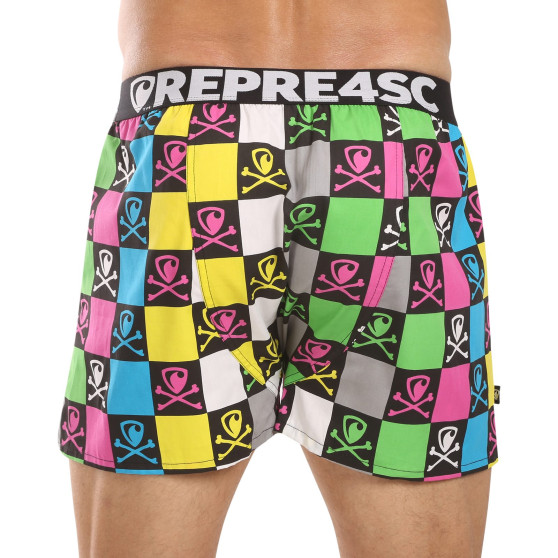 Represent Pantaloni scurți pentru bărbați exclusiv Mike Bones Monoscope (R4M-BOX-0718)