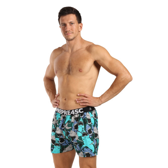 Represent Pantaloni scurți pentru bărbați exclusiv Mike Happy Sharks (R4M-BOX-0709)