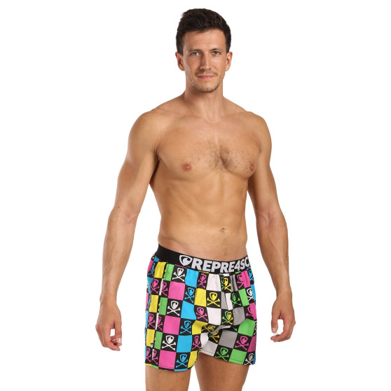 Represent Pantaloni scurți pentru bărbați exclusiv Mike Bones Monoscope (R4M-BOX-0718)