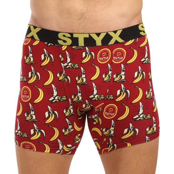 Styx Bărbați boxer pantaloni scurți lungi artă sport cauciuc banane (UN1359)